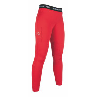 Legging Wien Style com reforços em silicone HKM Vermelho Legging Wien Style com reforços em silicone HKM Vermelho