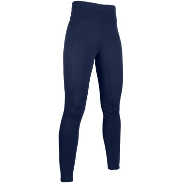 Legging Cosy Style com fundo integral em silicone HKM Azul escuro Legging Cosy Style com fundo integral em silicone HKM Azul escuro