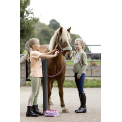 Calças Horse Spirit com joelheiras de silicone HKM Calças Horse Spirit com joelheiras de silicone HKM