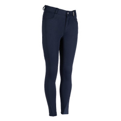 Calça Anni com joelheiras de silicone HKM Azul escuro Calça Anni com joelheiras de silicone HKM Azul escuro
