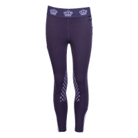 Legging Lola com reforços de silicone HKM Lilás escuro