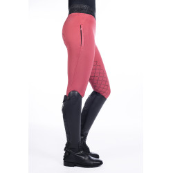 Legging Ruby com assento completo em silicone HKM Ferrugem Castanho