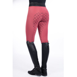 Legging Ruby com assento completo em silicone HKM Ferrugem Castanho