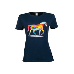 T-shirt Cavalo Colorido HKM T-shirt Cavalo Colorido HKM