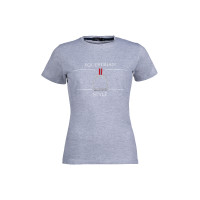 Camiseta Equine Sports Style HKM Cinza mesclado Cinzento
