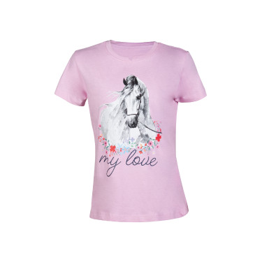Camiseta Horse Spirit HKM Rosa