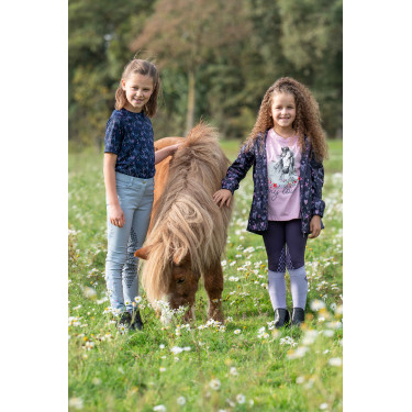 Camiseta Horse Spirit HKM Rosa