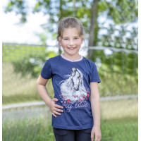 Camiseta Horse Spirit HKM Azul escuro