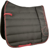 Tapete Equestrian HKM Verde escuro / coral néon