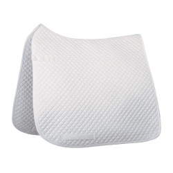 Almofada de sela com pesponto para dressage HKM Branco