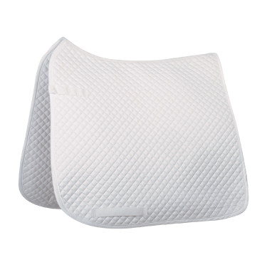 Almofada de sela com pesponto para dressage HKM Branco