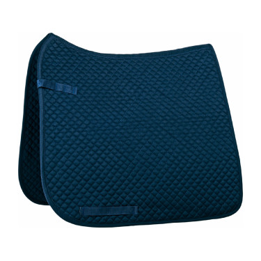 Almofada de sela com pesponto para dressage HKM Azul