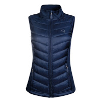 Colete acolchoado sem mangas Basel Style HKM Azul escuro