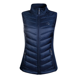 Colete acolchoado sem mangas Basel Style HKM Azul escuro