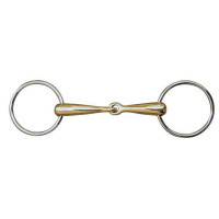 Bocal 18 mm em maillechort argolas inox HKM Cor indicativa Transparente Bocal 18 mm em maillechort argolas inox HKM Cor indicativa Transparente