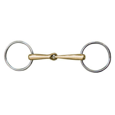 Mors Anatomic 16 mm maillechort anéis inox HKM