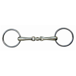 Mors de dupla rutura 16 mm em inox HKM Mors de dupla rutura 16 mm em inox HKM