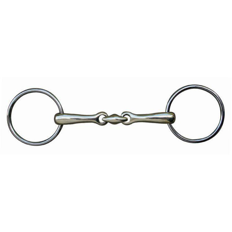Mors de dupla rutura 16 mm em inox HKM Mors de dupla rutura 16 mm em inox HKM