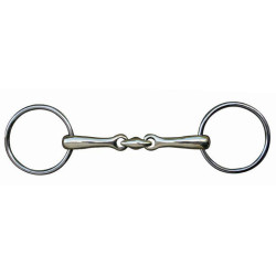 Mors de dupla rutura 20 mm em inox HKM Mors de dupla rutura 20 mm em inox HKM