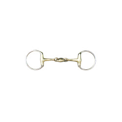 Mordedura de dupla rutura 18 mm em alpaca HKM Mordedura de dupla rutura 18 mm em alpaca HKM