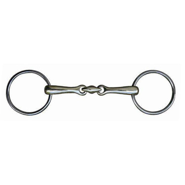Mors em inox duplo quebrado 14 mm HKM