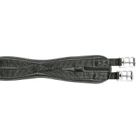 Cinta em PVC pespontada elástica HKM Preto Cinta em PVC pespontada elástica HKM Preto