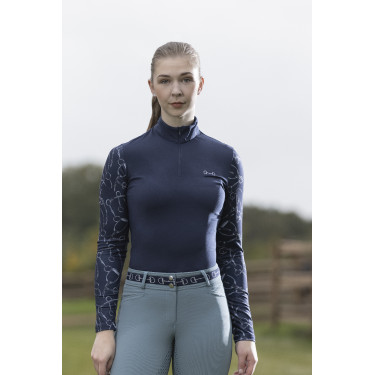 Camiseta funcional Monaco Style HKM Azul escuro Camiseta funcional Monaco Style HKM Azul escuro