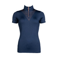 T-shirt funcional Rosegold Glamour Style HKM Azul escuro T-shirt funcional Rosegold Glamour Style HKM Azul escuro
