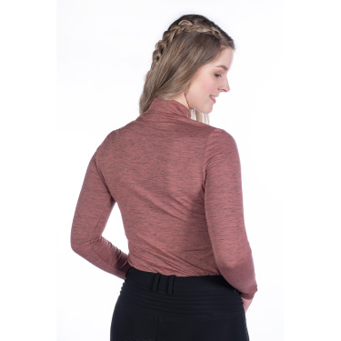 T-shirt funcional Rosewood Melange HKM T-shirt funcional Rosewood Melange HKM