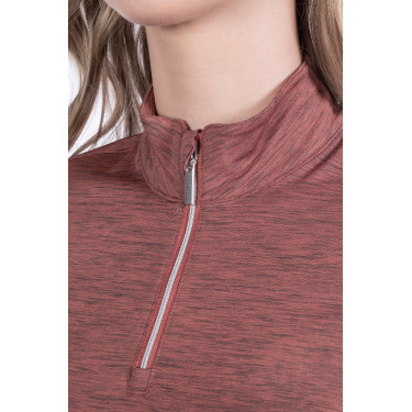 T-shirt funcional Rosewood Melange HKM T-shirt funcional Rosewood Melange HKM