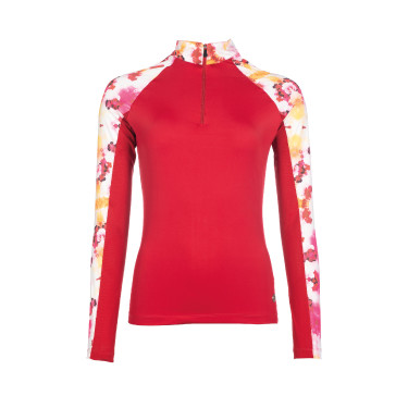 Camiseta funcional Essentials Flower HKM Vermelho / rosa