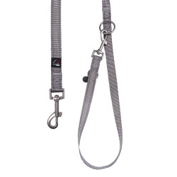 Trela de treino para cão Anam Cara nylon HKM  Cinzento-acastanhado Castanho