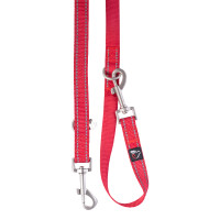 Trela de treino para cão Anam Cara nylon HKM Vermelho Trela de treino para cão Anam Cara nylon HKM Vermelho