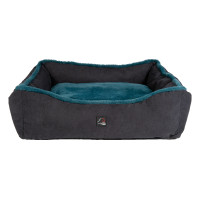 Cama para cão Anam Cara Comfort HKM Azul escuro / petróleo Cama para cão Anam Cara Comfort HKM Azul escuro / petróleo