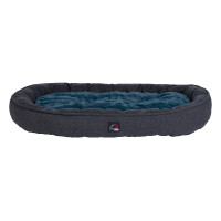 Hondenbed Anam Cara ovaal HKM Azul escuro / petróleo