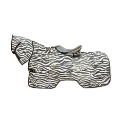 Capa anti-moscas Zebra para passeios HKM Capa anti-moscas Zebra para passeios HKM