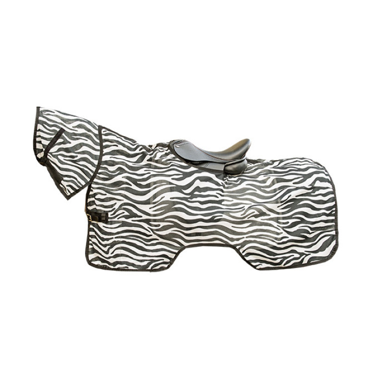 Capa anti-moscas Zebra para passeios HKM Capa anti-moscas Zebra para passeios HKM
