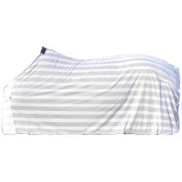 Capa anti-moscas HKM Branco / azul Capa anti-moscas HKM Branco / azul