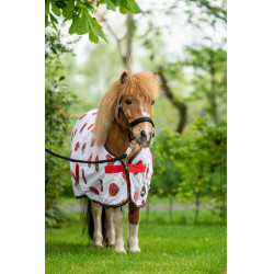 Capa anti-moscas Ladybug HKM Branco / vermelho Capa anti-moscas Ladybug HKM Branco / vermelho