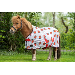 Capa anti-moscas Ladybug HKM Branco / vermelho Capa anti-moscas Ladybug HKM Branco / vermelho