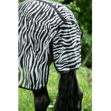 Capa e protetor de pescoço anti-moscas Zebra HKM Capa e protetor de pescoço anti-moscas Zebra HKM