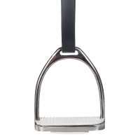 Estribos em inox 12 cm de largura 1 par HKM Cor indicativa