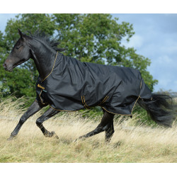 Manta Bucas Irish Turnout High Neck Extra 300g Preto / dourado Manta Bucas Irish Turnout High Neck Extra 300g Preto / dourado