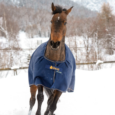 Cobertura Bucas Irish Turnout Medium 150g Marinho / dourado Azul