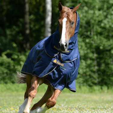 Cobertura Bucas Irish Turnout Medium 150g Marinho / dourado Azul