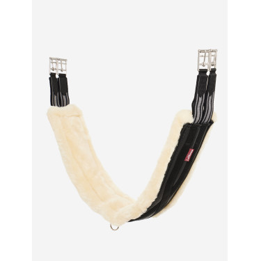 Cilhão LeMieux forrado com lã anatómico Preto / natural Cilhão LeMieux forrado com lã anatómico Preto / natural