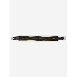 Cilhão LeMieux forrado com lã anatómico Preto / natural Cilhão LeMieux forrado com lã anatómico Preto / natural