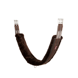 Cilhão LeMieux forrado com lã anatómico Castanho / castanho Cilhão LeMieux forrado com lã anatómico Castanho / castanho