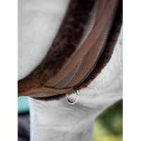 Cilhão LeMieux forrado com lã anatómico Castanho / castanho Cilhão LeMieux forrado com lã anatómico Castanho / castanho