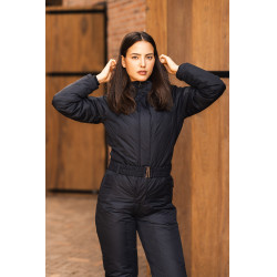 Macacão acolchoado impermeável Annica feminino Horze Portão cinza de ferro Cinzento Macacão acolchoado impermeável Annica feminino Horze Portão cinza de ferro Cinzento